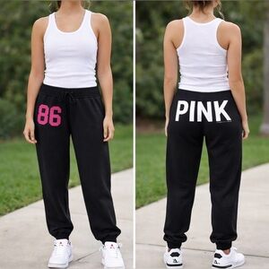🖤🩷 Victoria's Secret “PINK” Cropped Joggers 🩷🖤